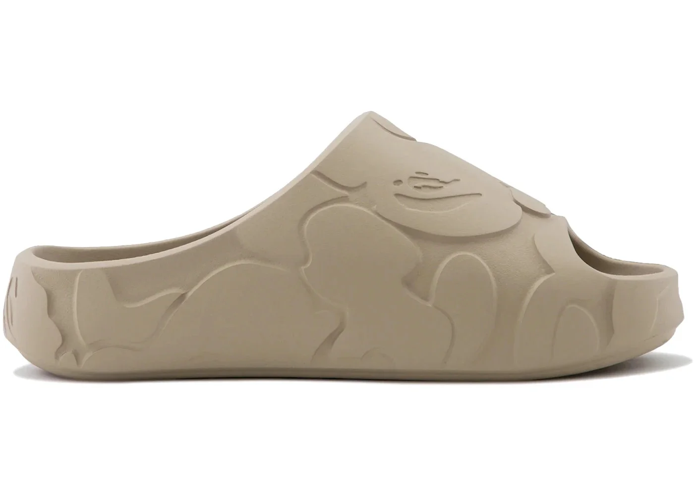 A Bathing Ape Slide #1 Beige Solid Camo - 1