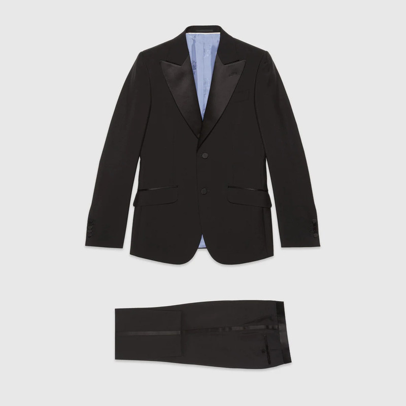 Fitted mohair wool tuxedo 1