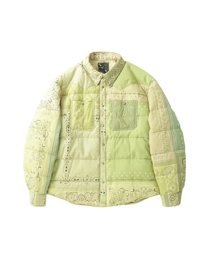 KERCHIEF DOWN JKT LT.GREEN - 1