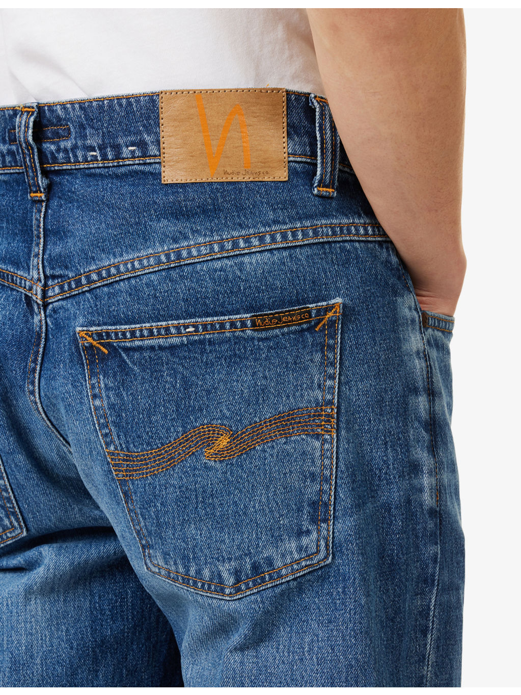 Solid Ollie Straight-Leg Denim Jeans - 5
