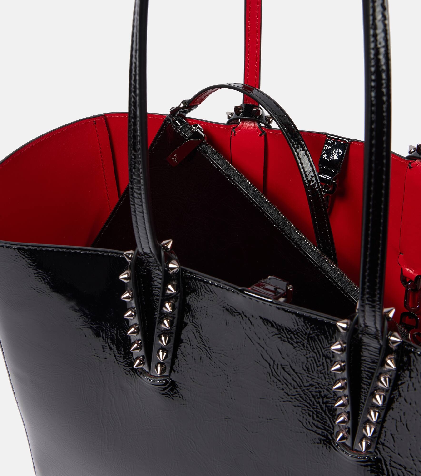 Cabata Small patent leather tote bag - 3