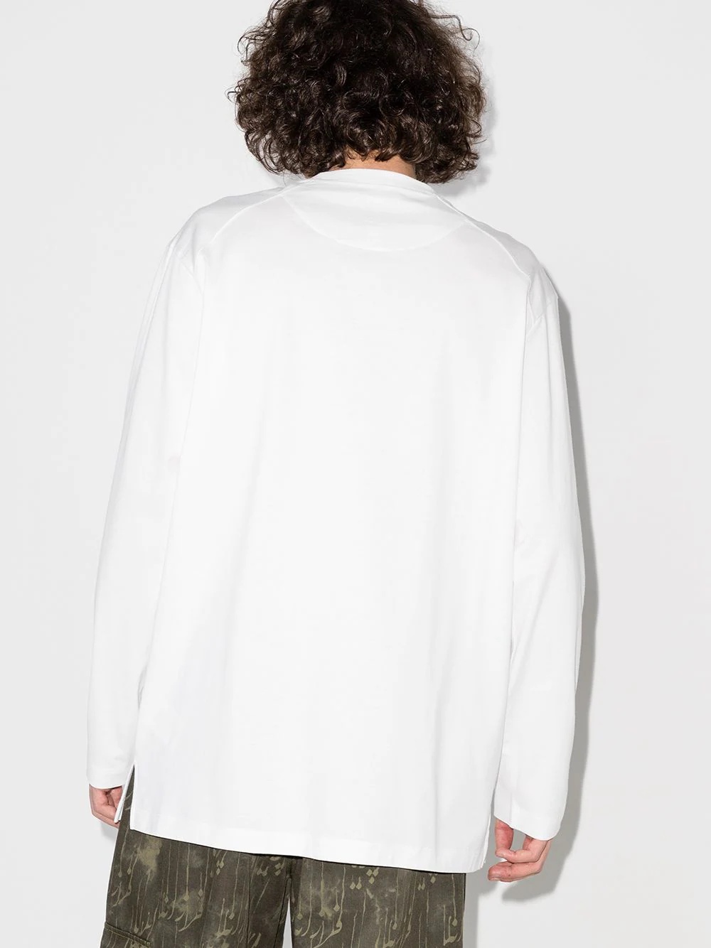 tonal-logo long-sleeve T-shirt - 3