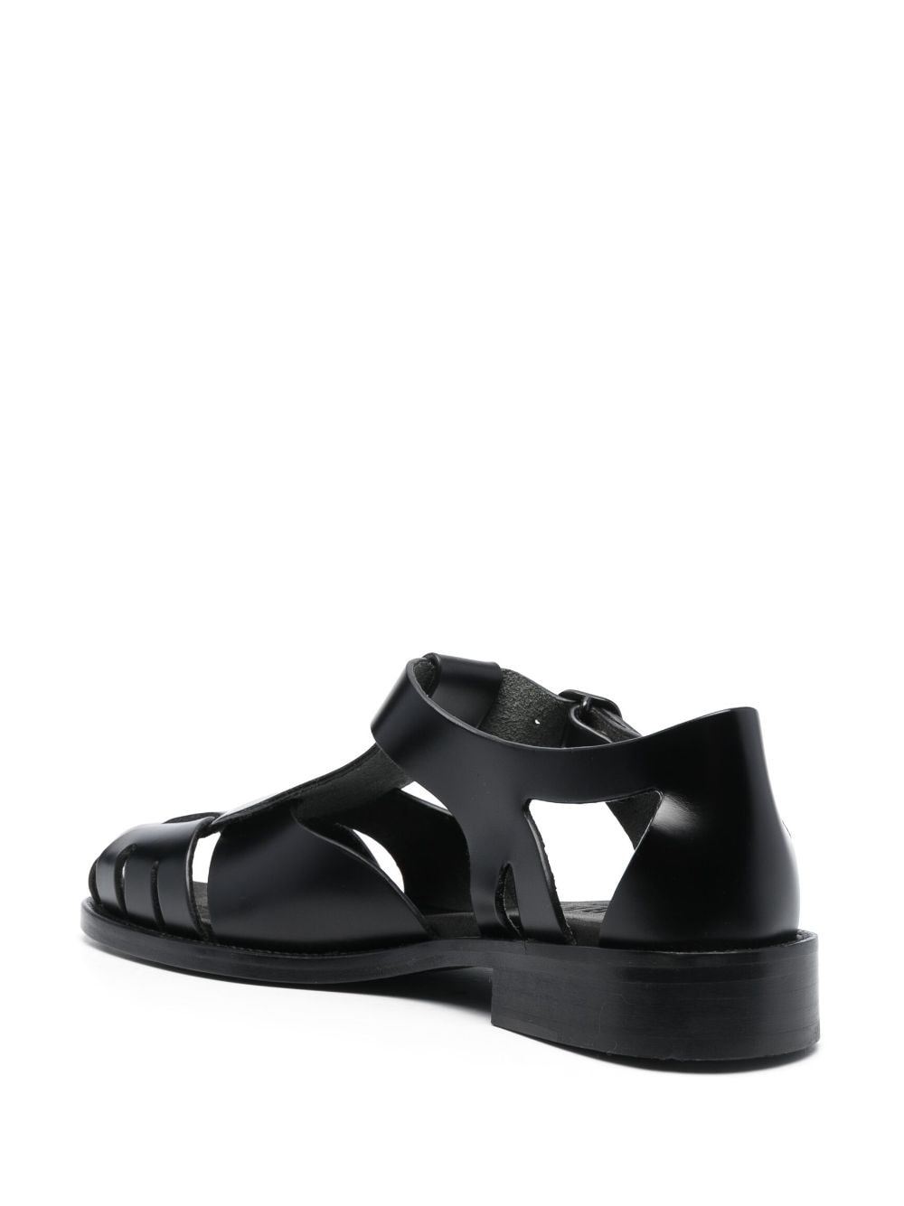 Pesca cut-out leather sandals - 3