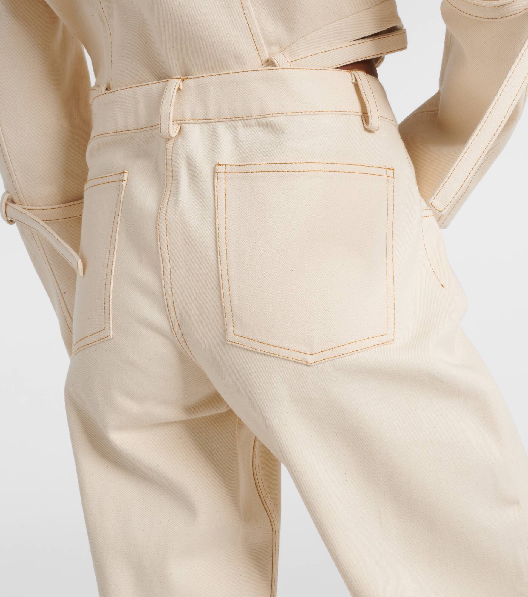Tuxis low-rise cotton wide-leg pants - 6