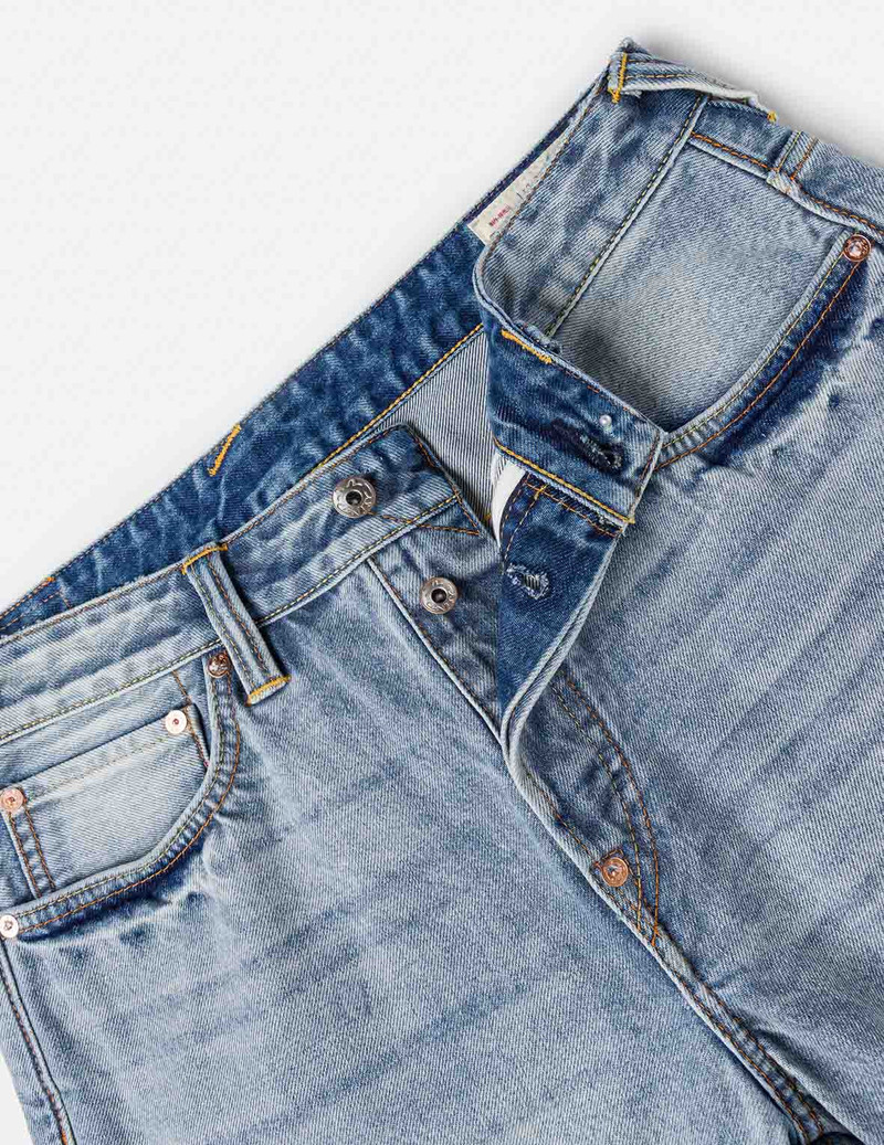 Daicock Spray Dye Denim Shorts 8