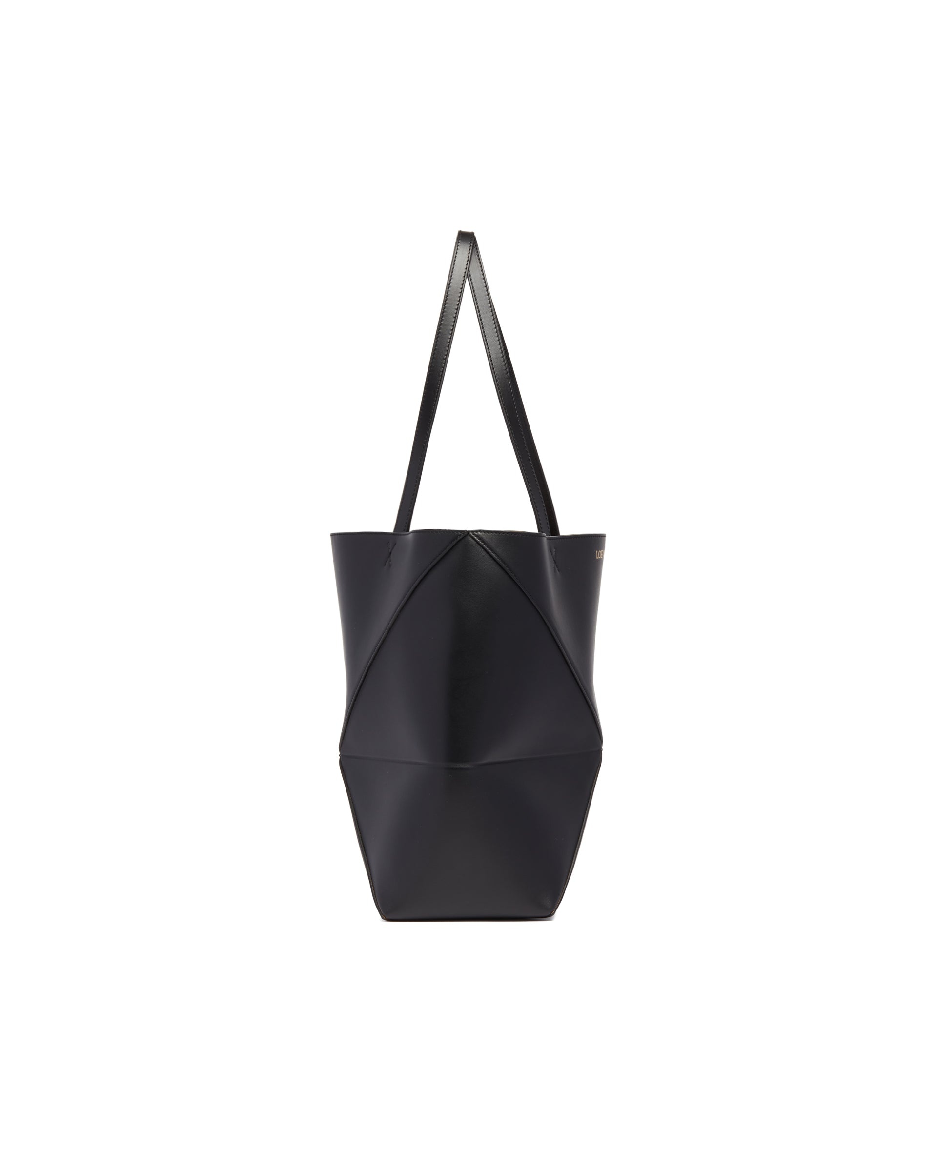 Black Medium Puzzle Fold Tote - 2
