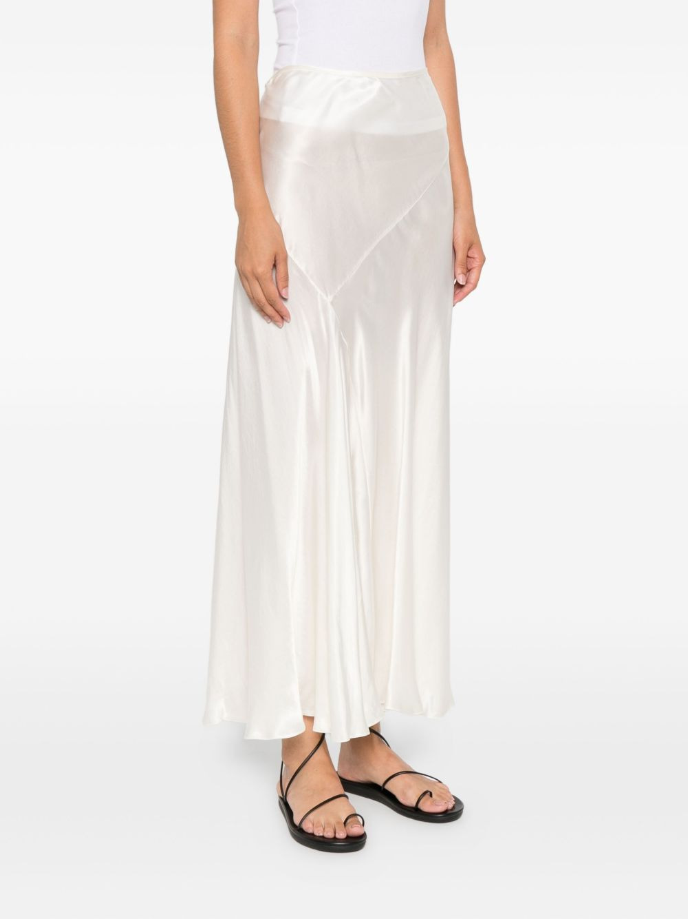 asymmetrical silk skirt - 3
