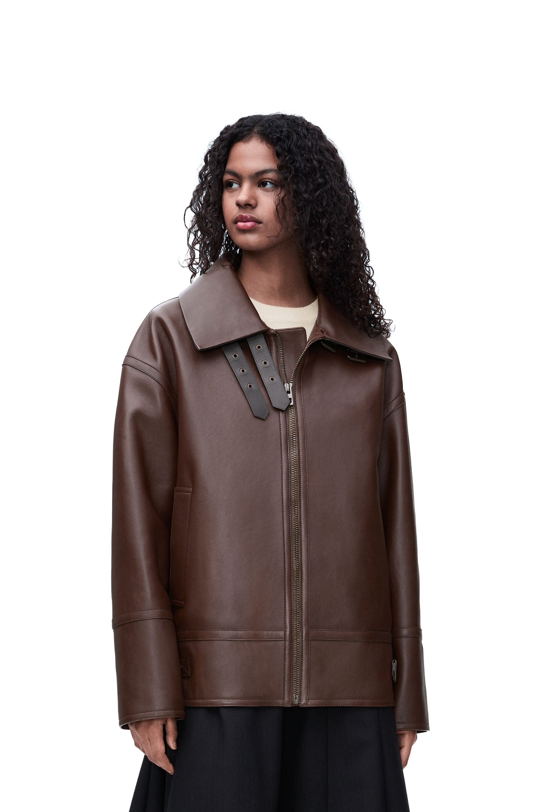 Aviator jacket in nappa lambskin - 4