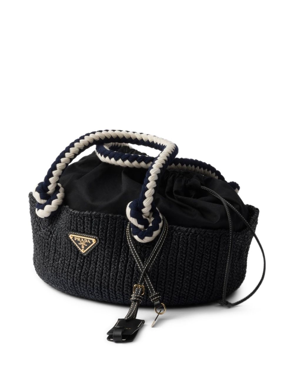 small crochet-knit tote bag - 5