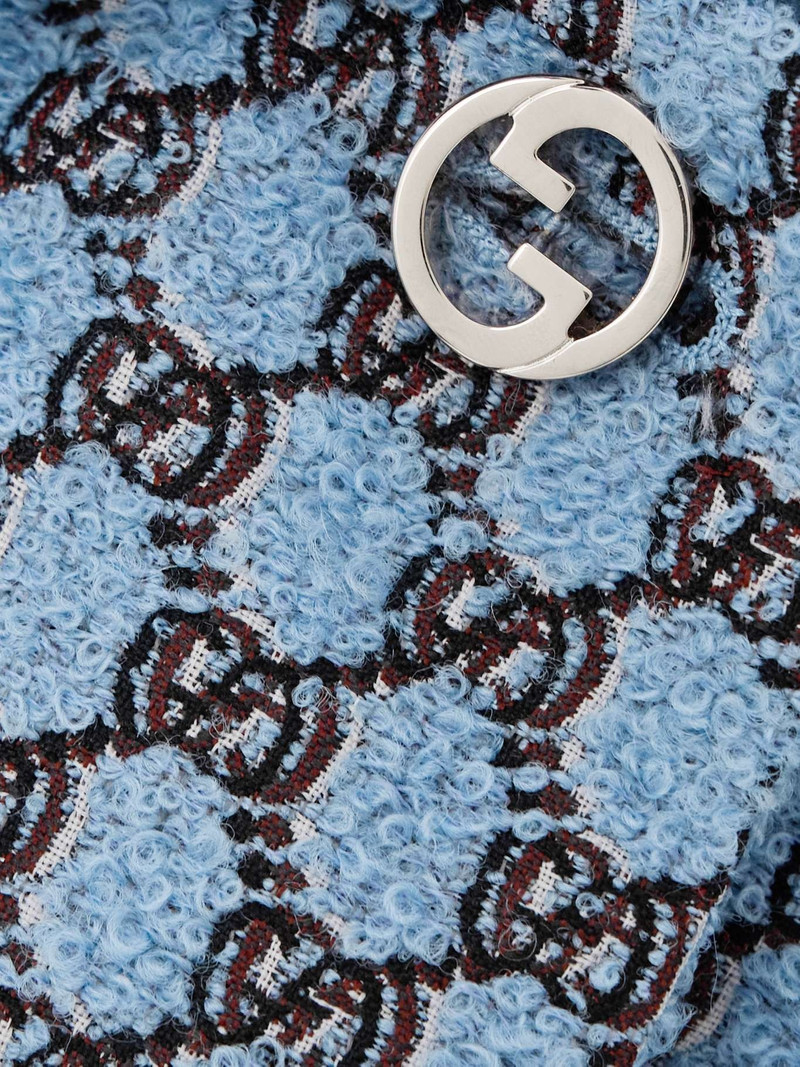 Jacquard-knit bouclé jacket 5