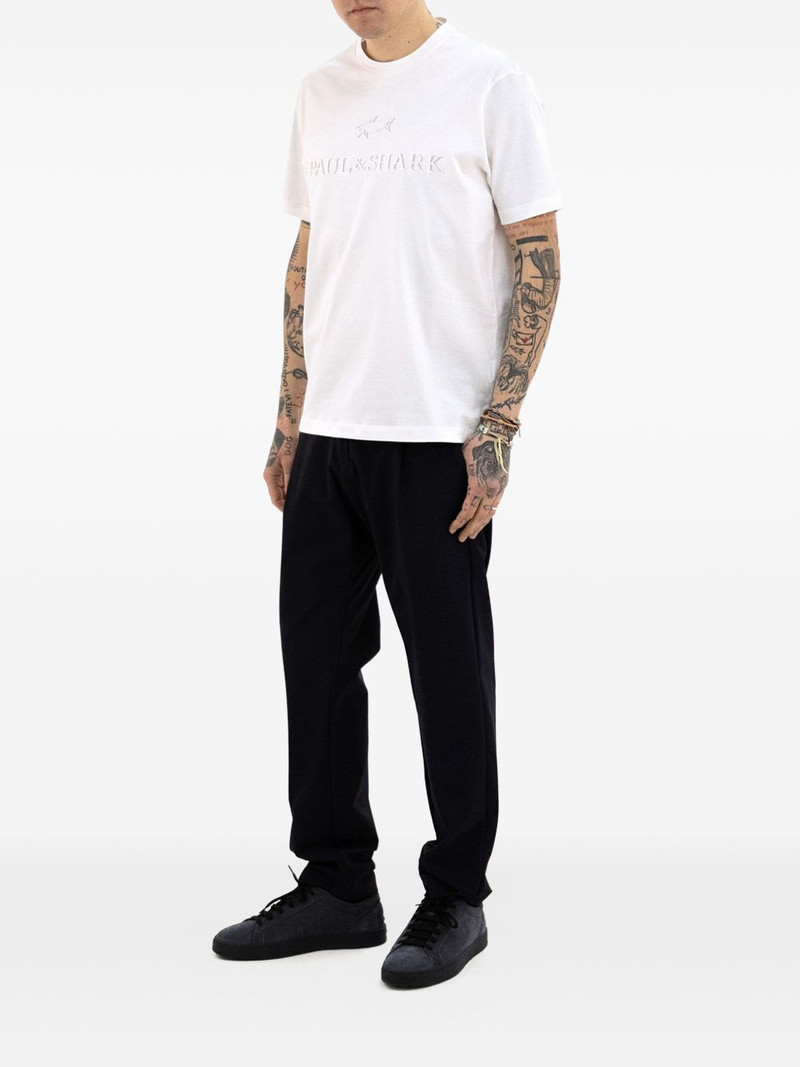 Paul & Shark logo-embroidered T-shirt outlook