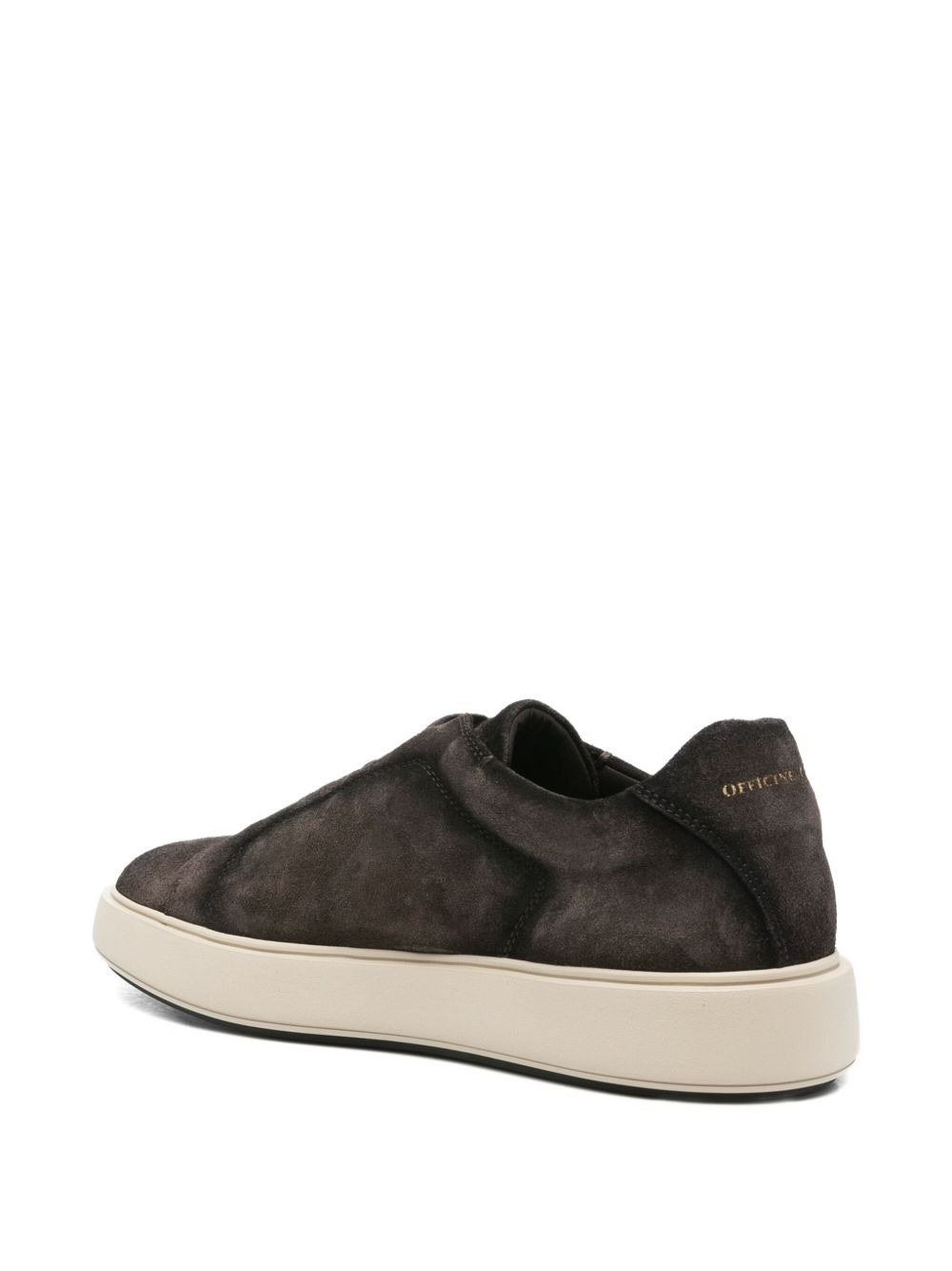 suede lace-up sneakers - 3