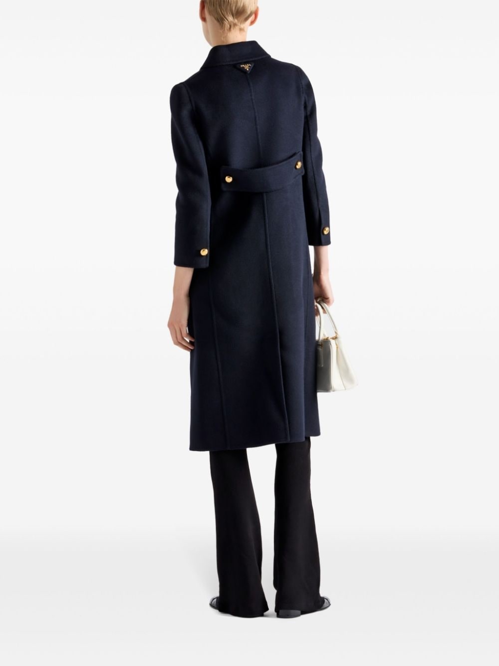 【プラダ・PRADA】Double-breasted cashgora coat Prada Double-Breasted Cashgora Coat | Saks Fifth Avenue