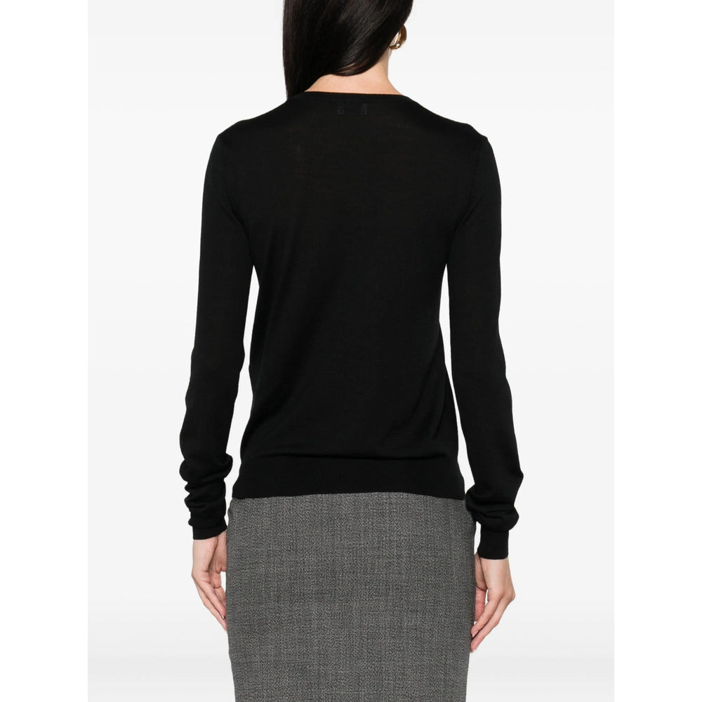 Saint Laurent Black Tops - Sweatshirts Women - 2