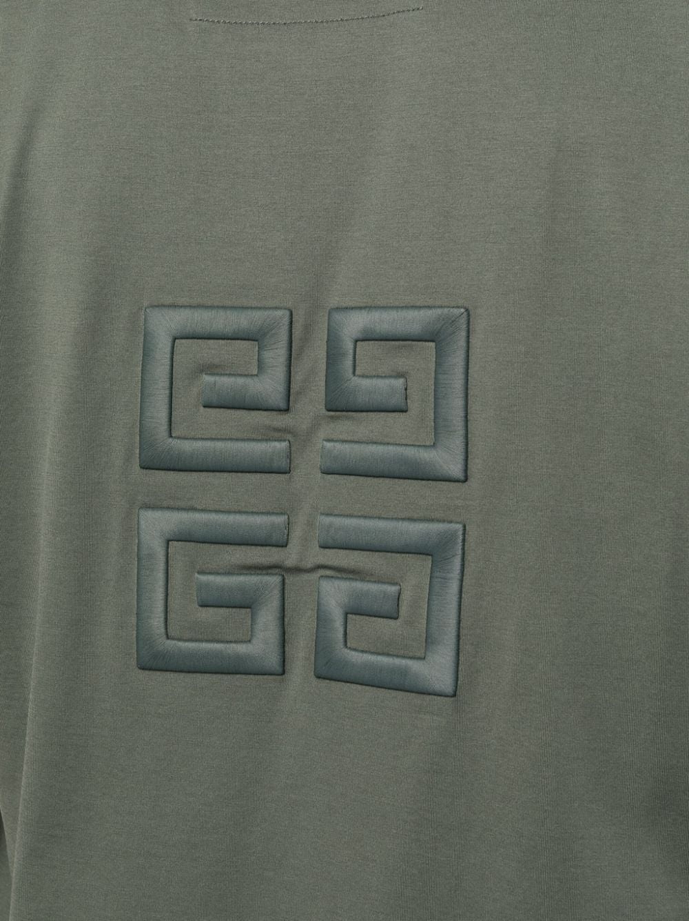 logo-embroidered cotton T-shirt - 5