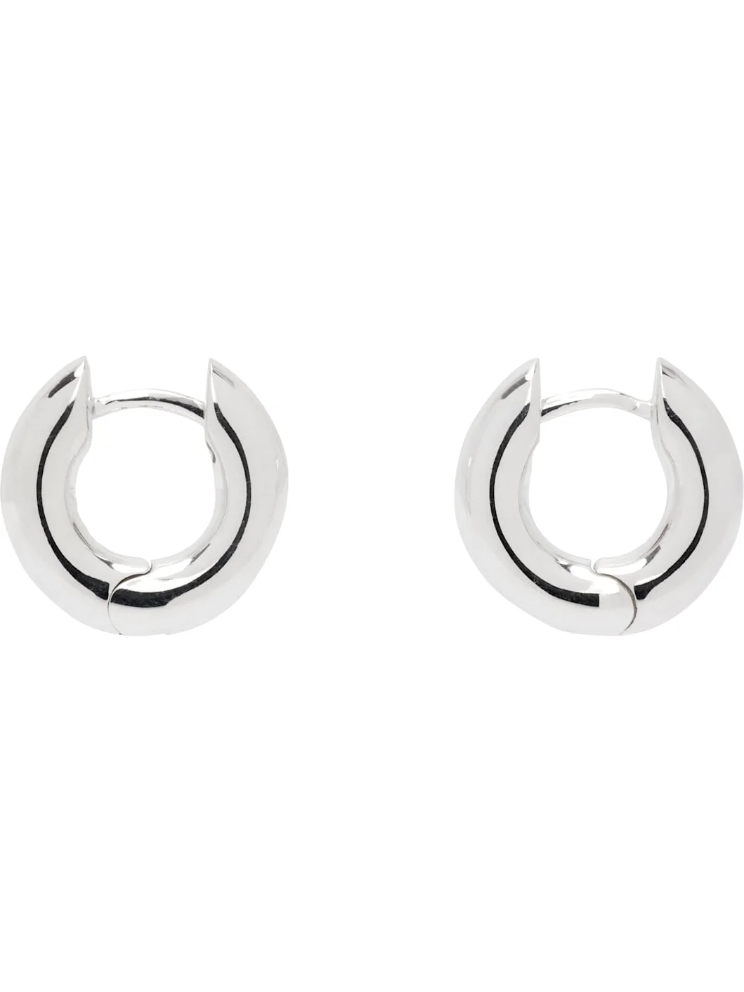 Medium Bagel Hoop Earrings - 1