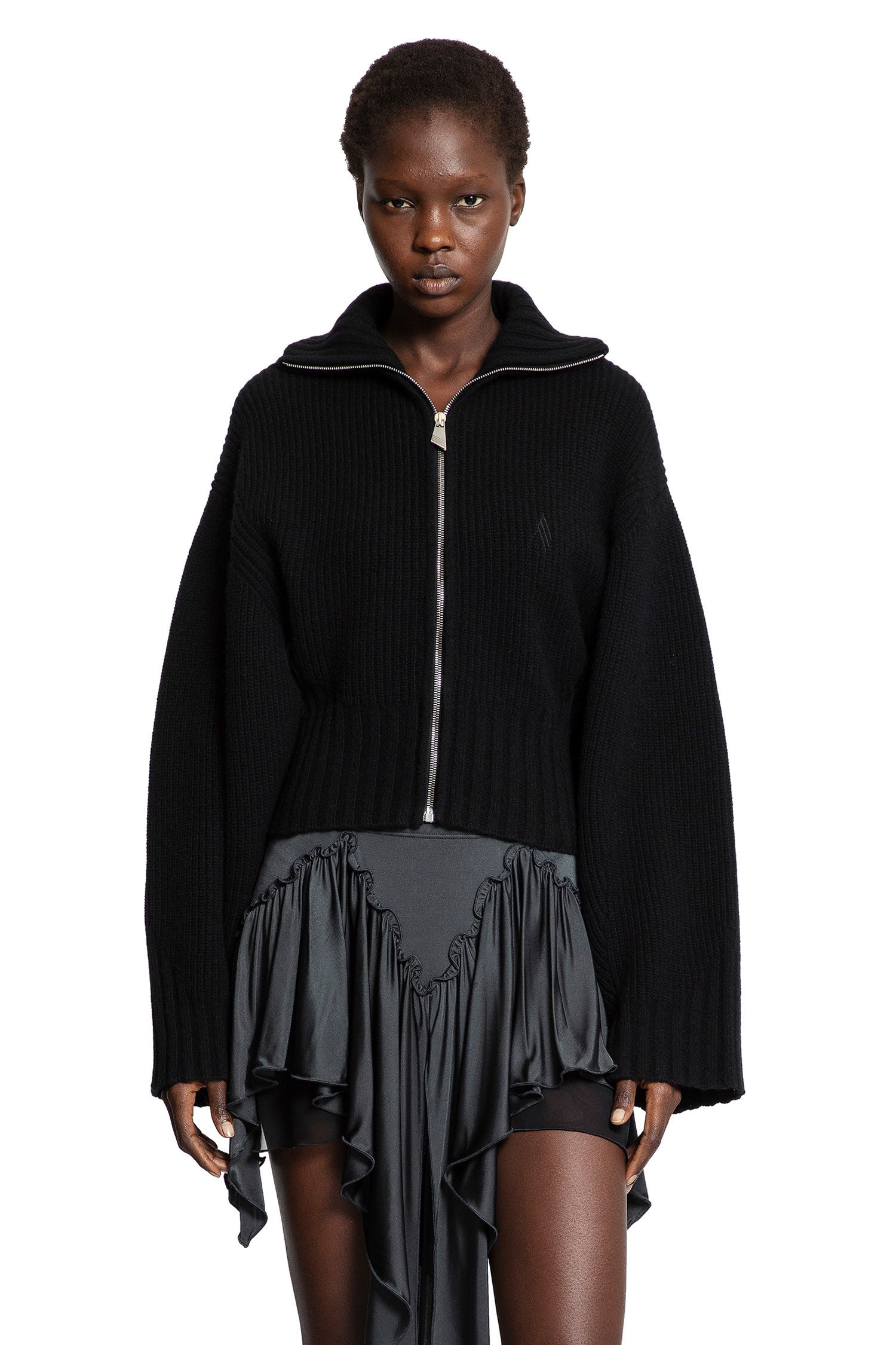 Ribbed Wool Cashmere Cardigan - 6