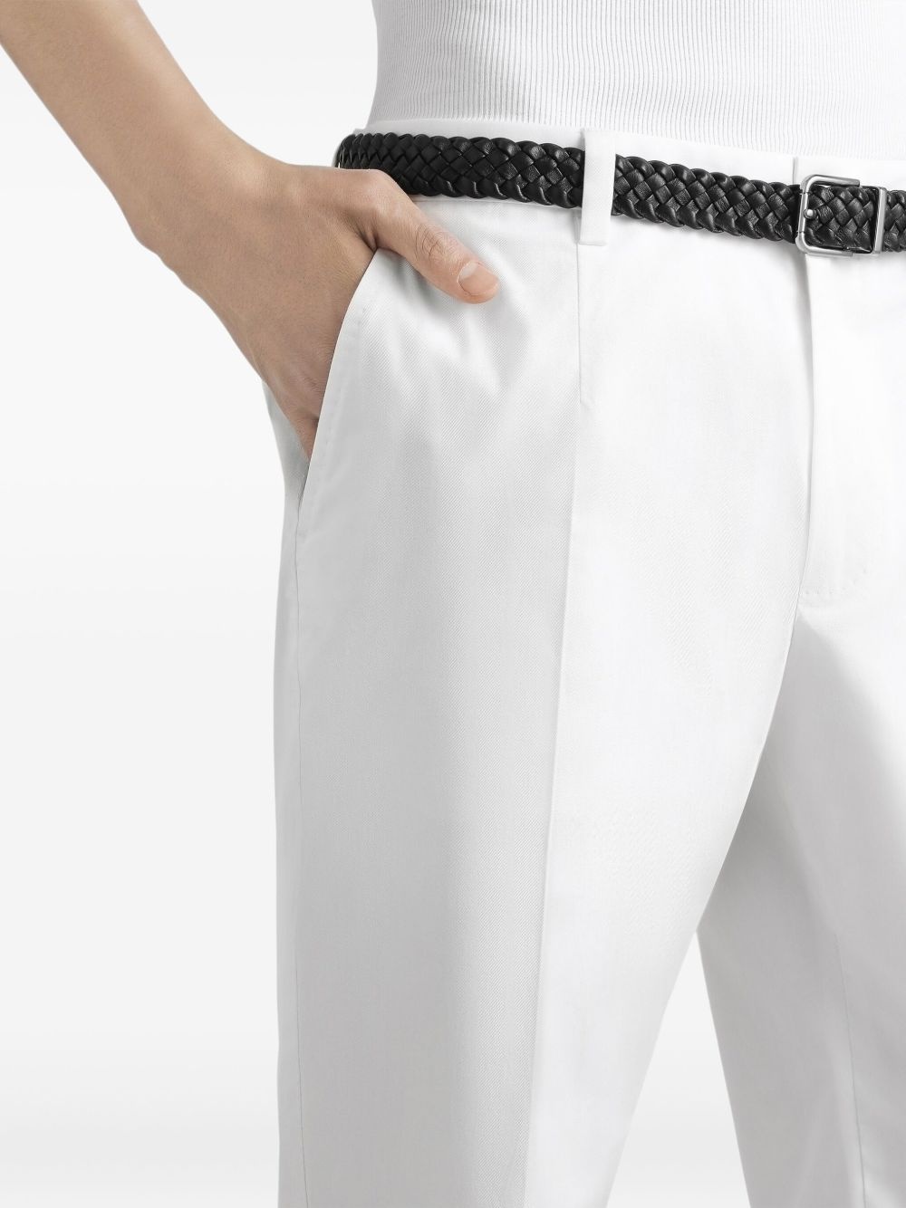 straight-leg trousers - 4