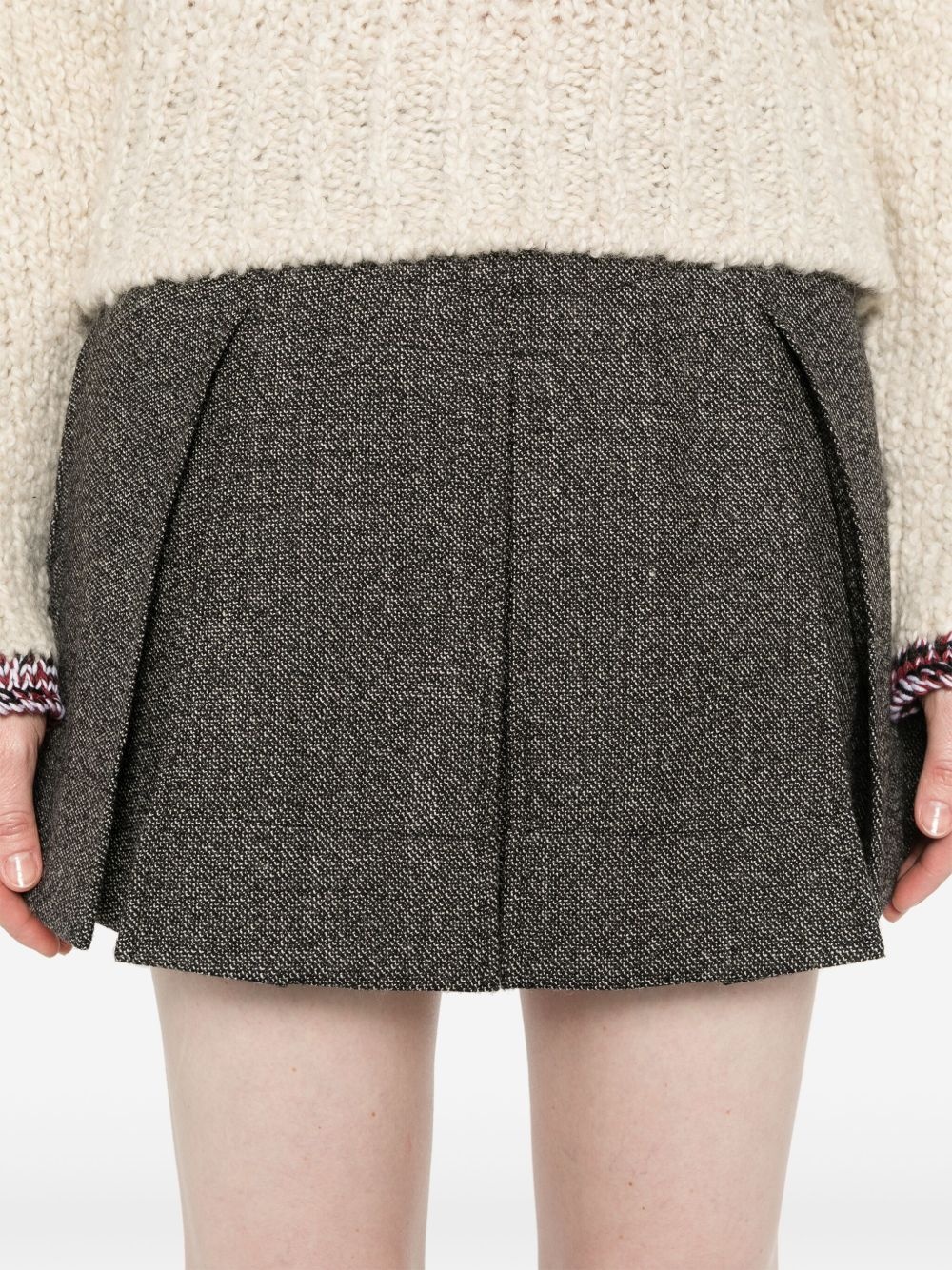 pleated mini skirt - 5