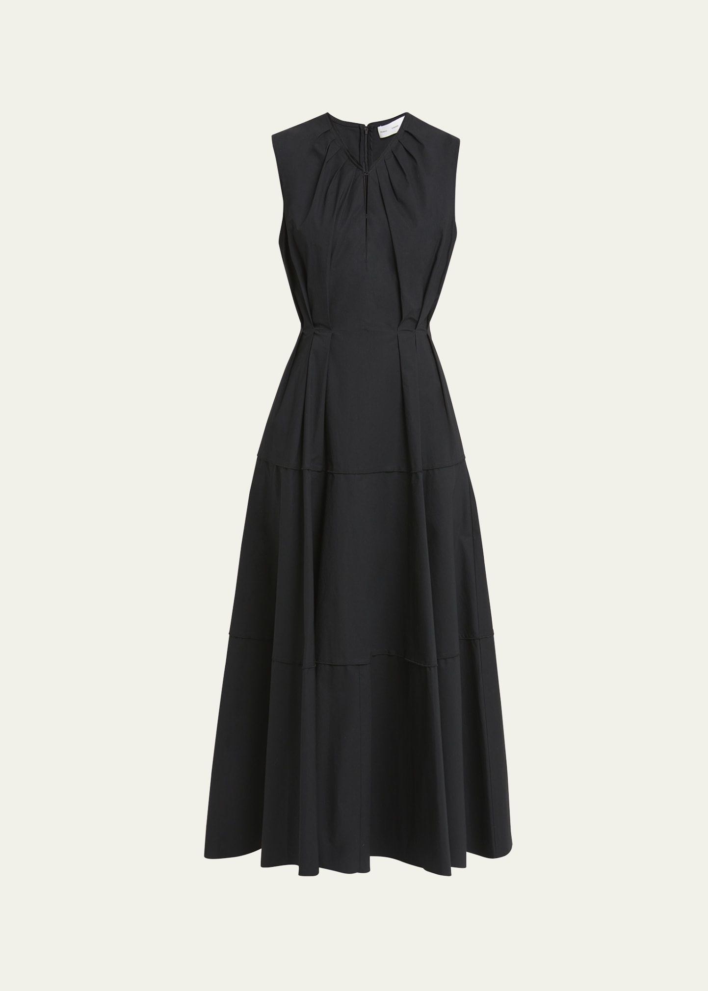 Kailey Stretch Poplin Maxi Dress - 1