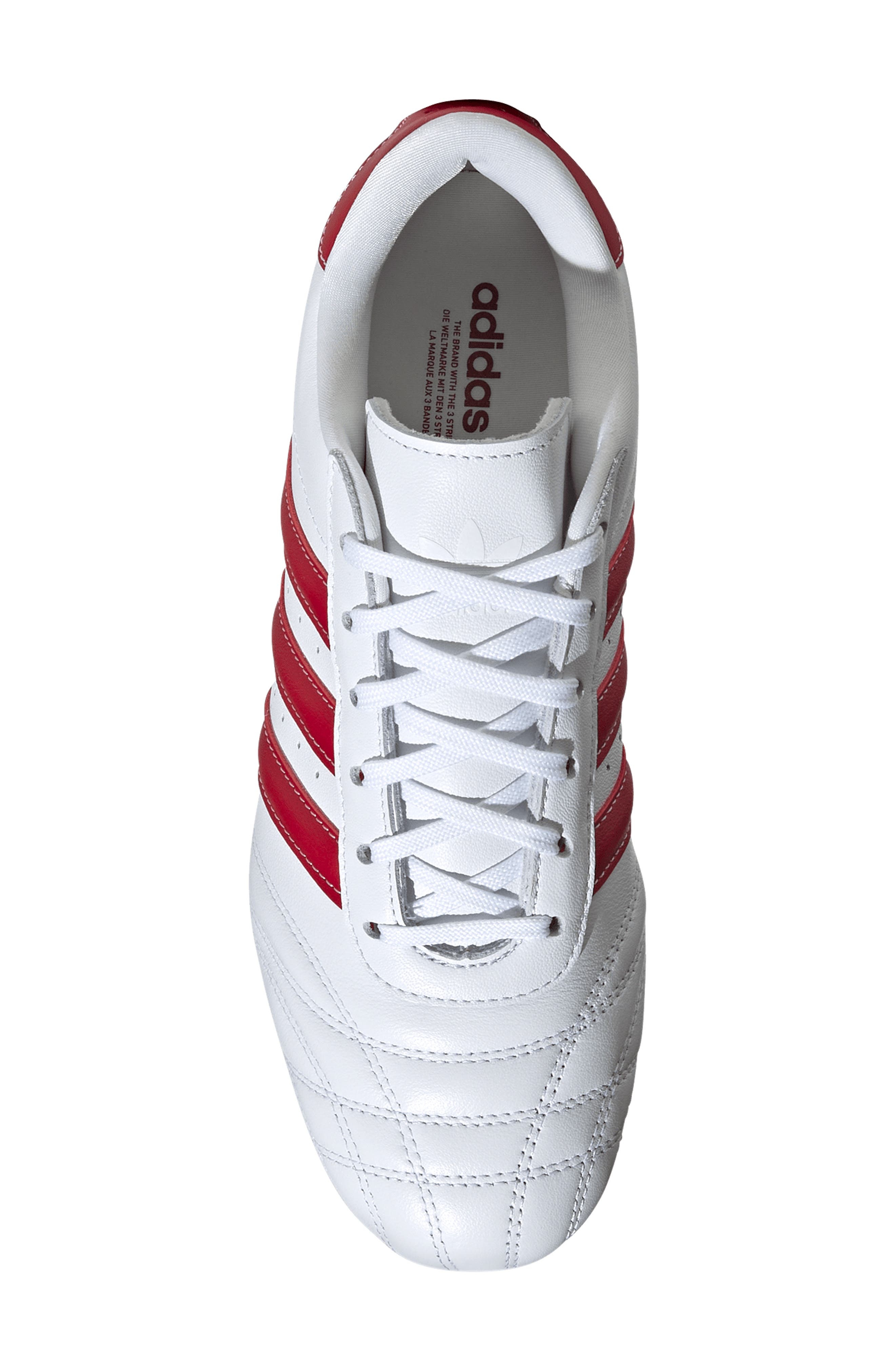 adidas Taekwondo Sneaker in White/Team Victory Red/Gum at Nordstrom - 4