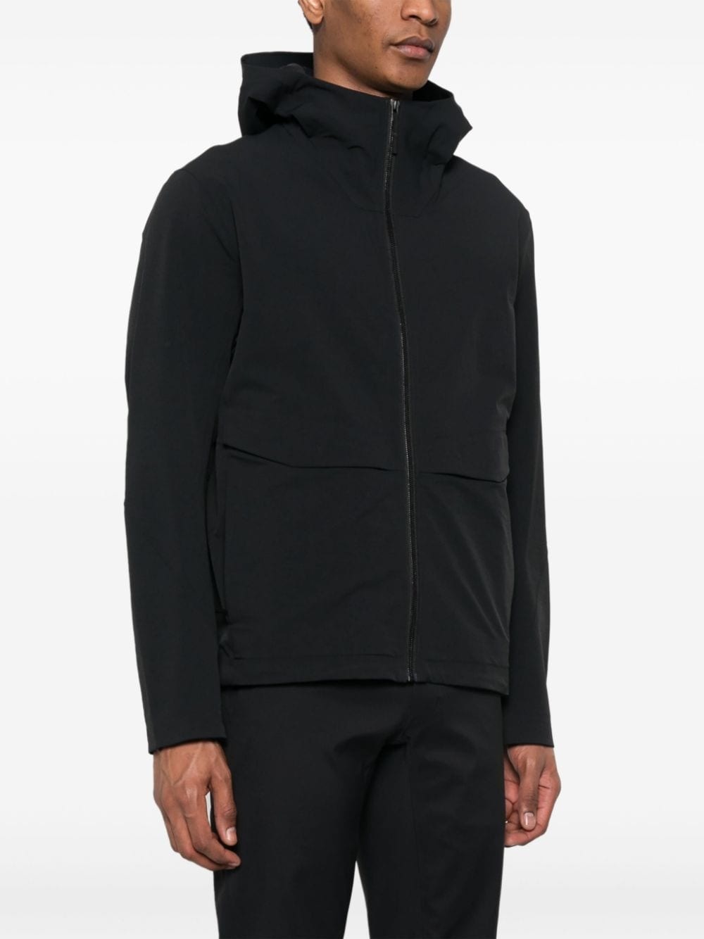 hooded zipped jacket - 3