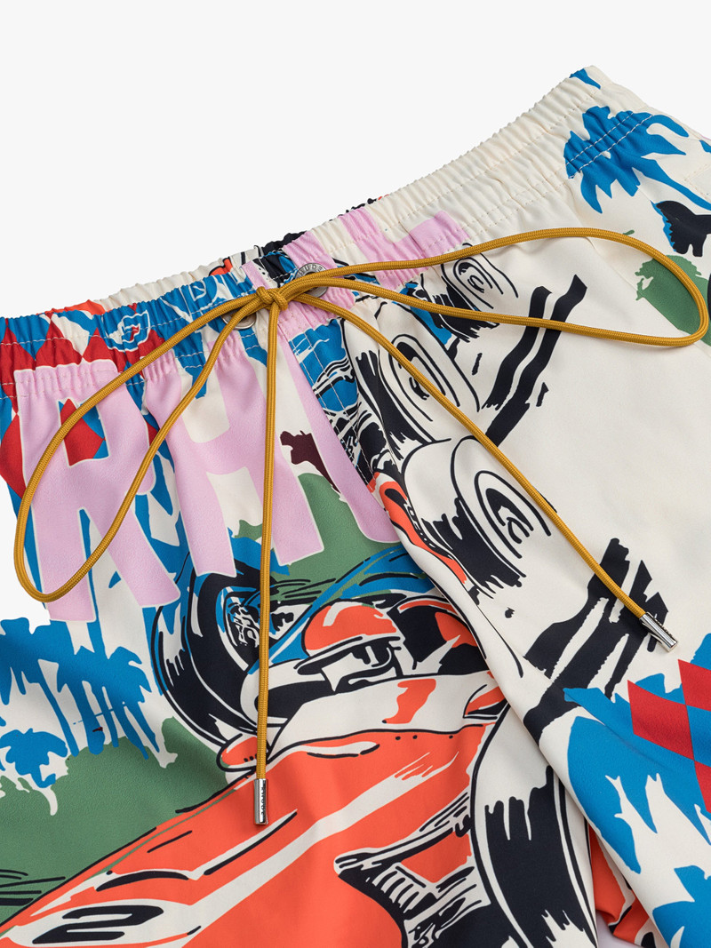 RHUDE GRAND PRIX SWIM TRUNKS 3