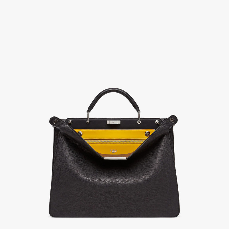 Black leather bag 1
