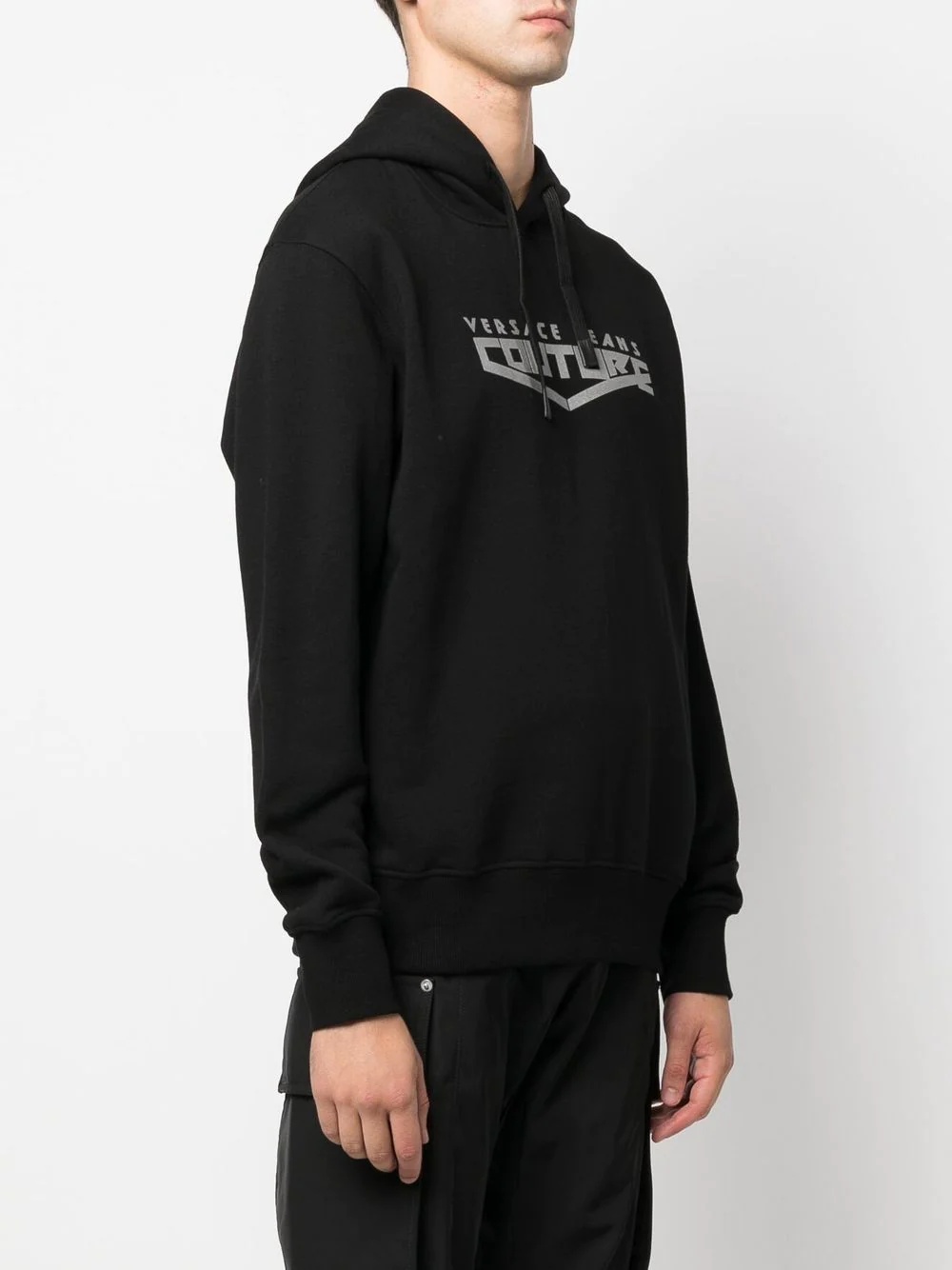 logo-print pullover hoodie - 3