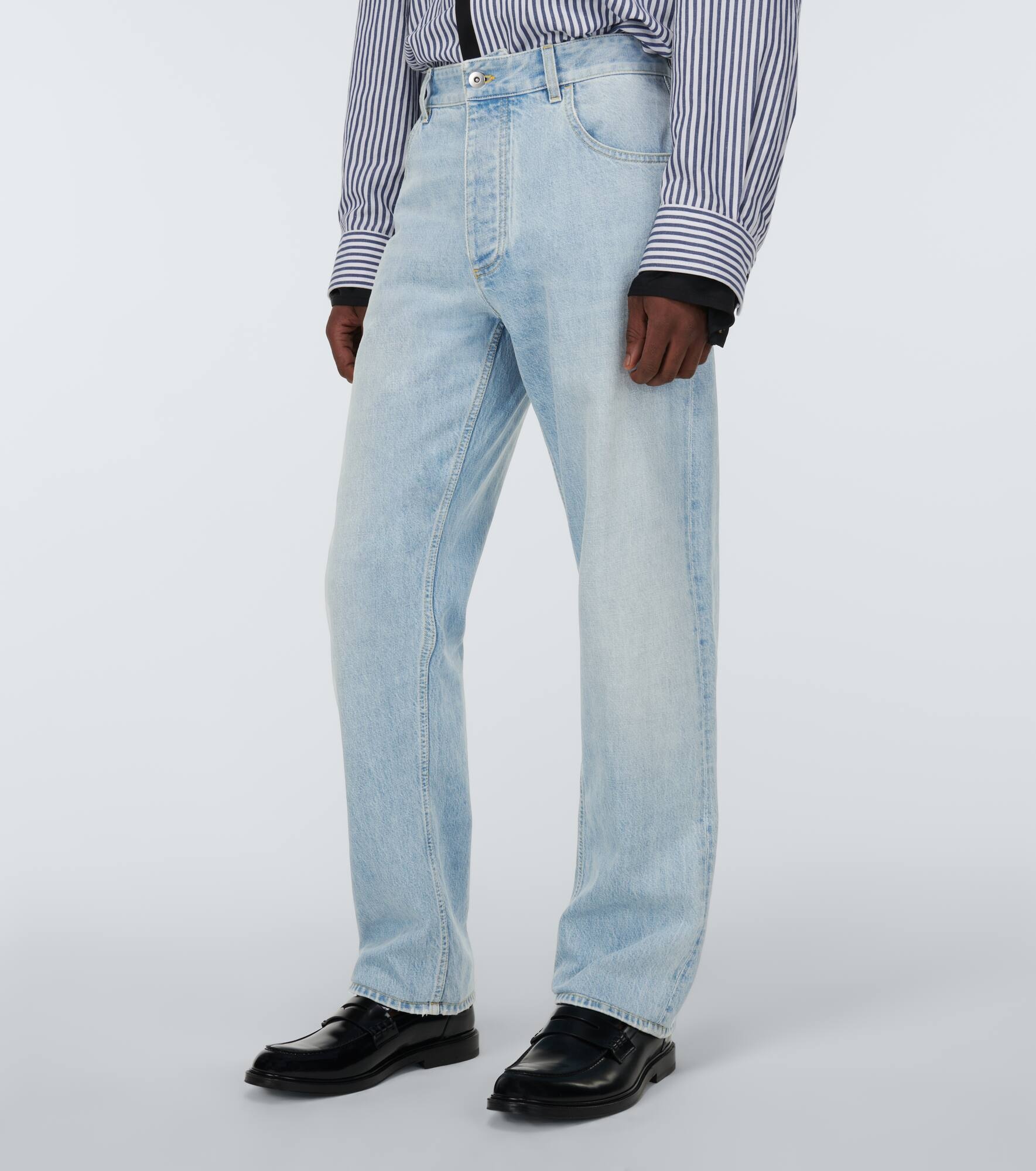 Mid-rise straight jeans - 3