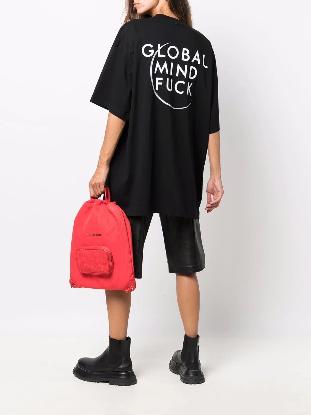 Global Mind-print cotton T-shirt - 3