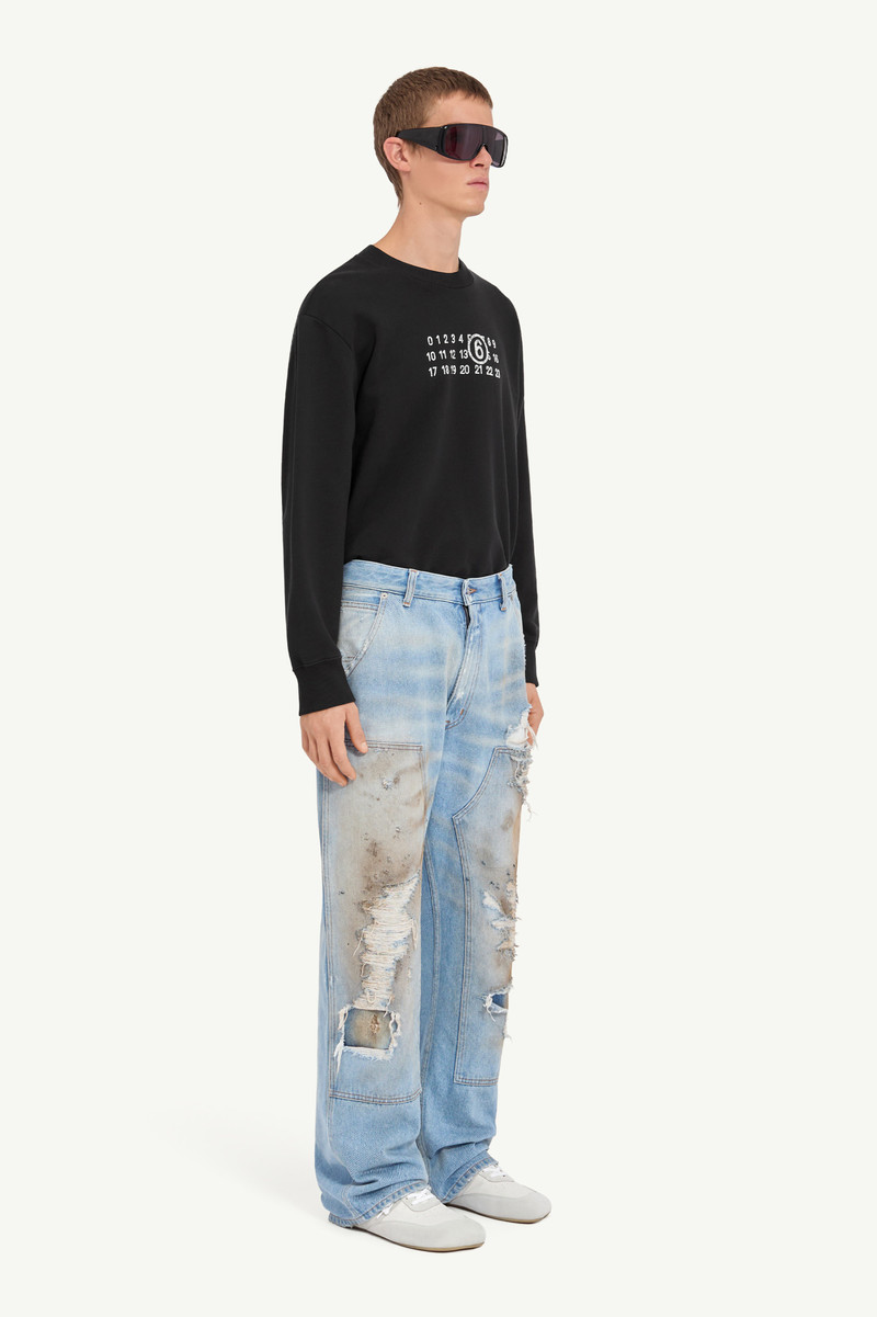 MM6 Maison Margiela Distressed Jeans outlook