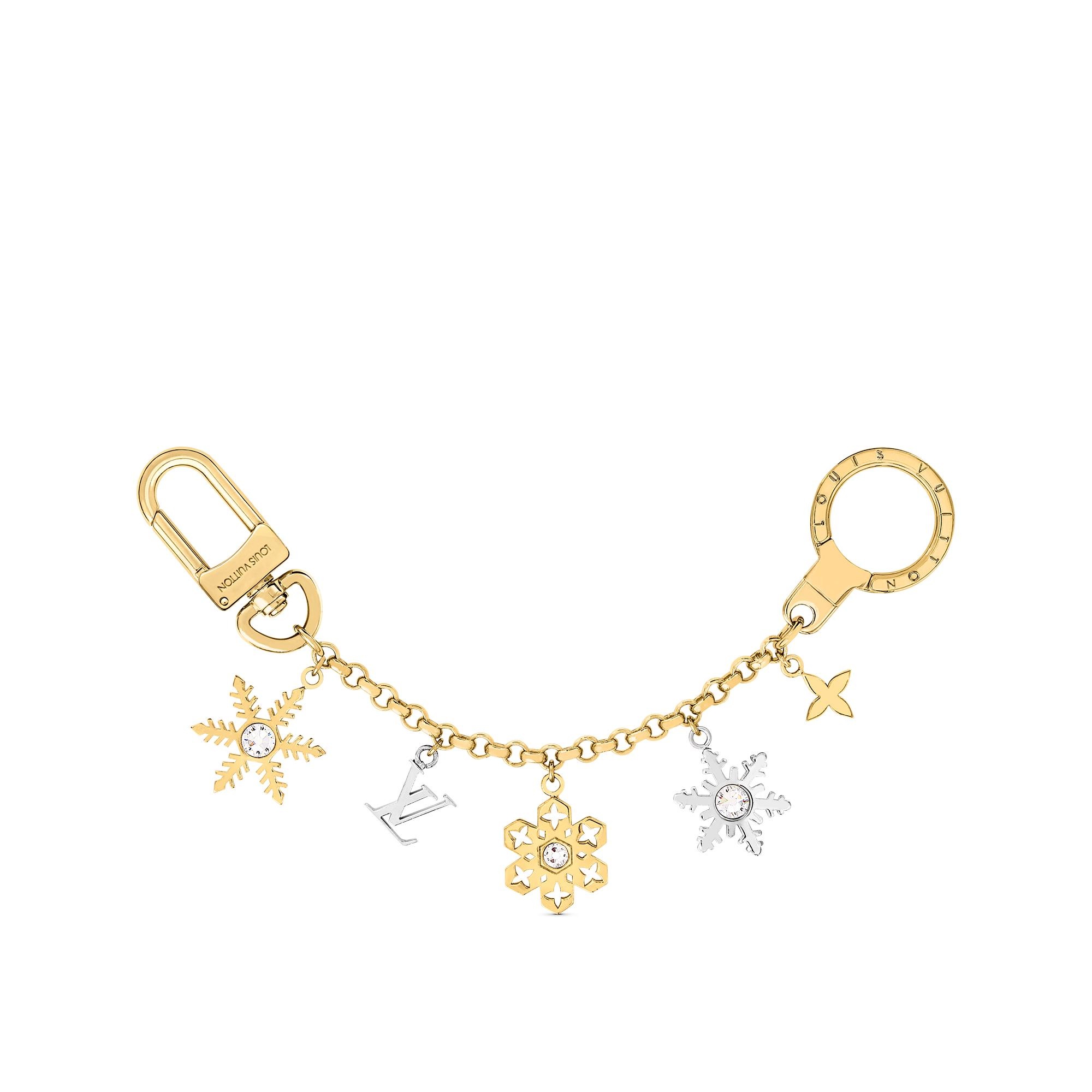 LV Snowflakes Chain Bag Charm - 1