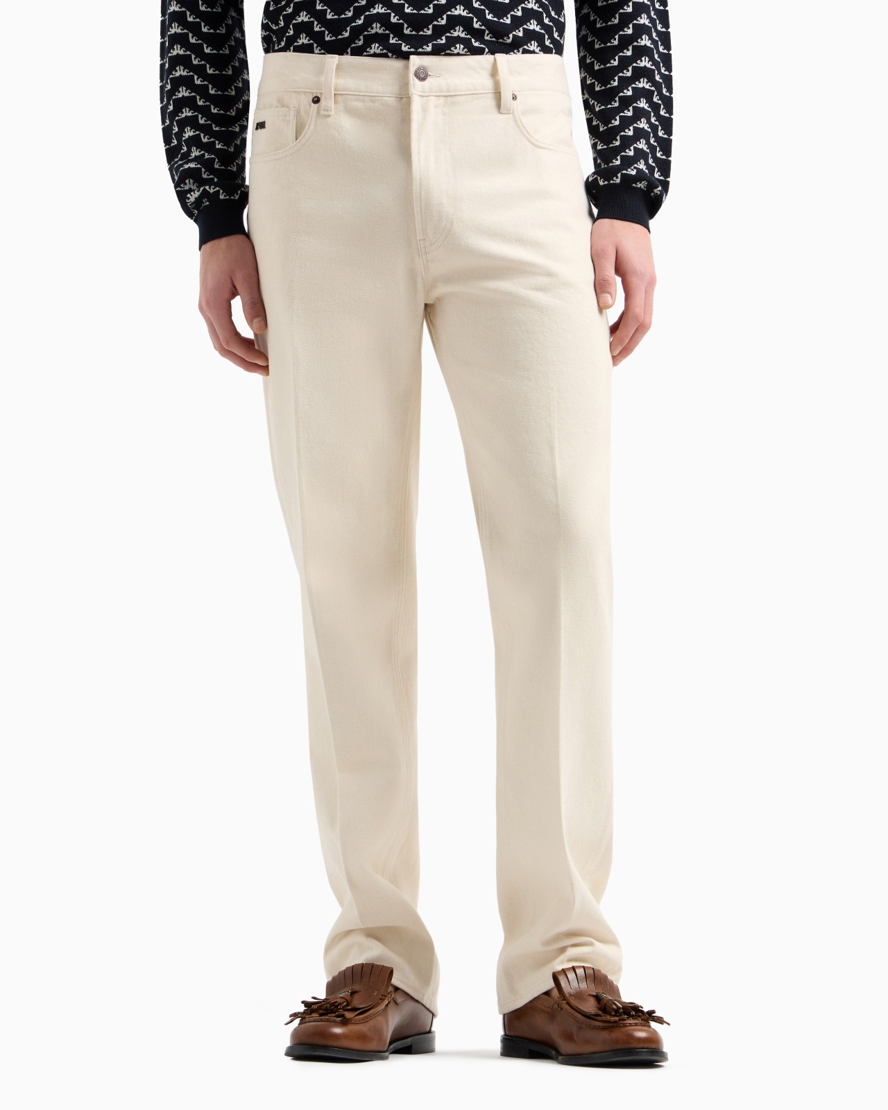 J76 STRAIGHT-FIT, BULL DENIM JEANS - 4