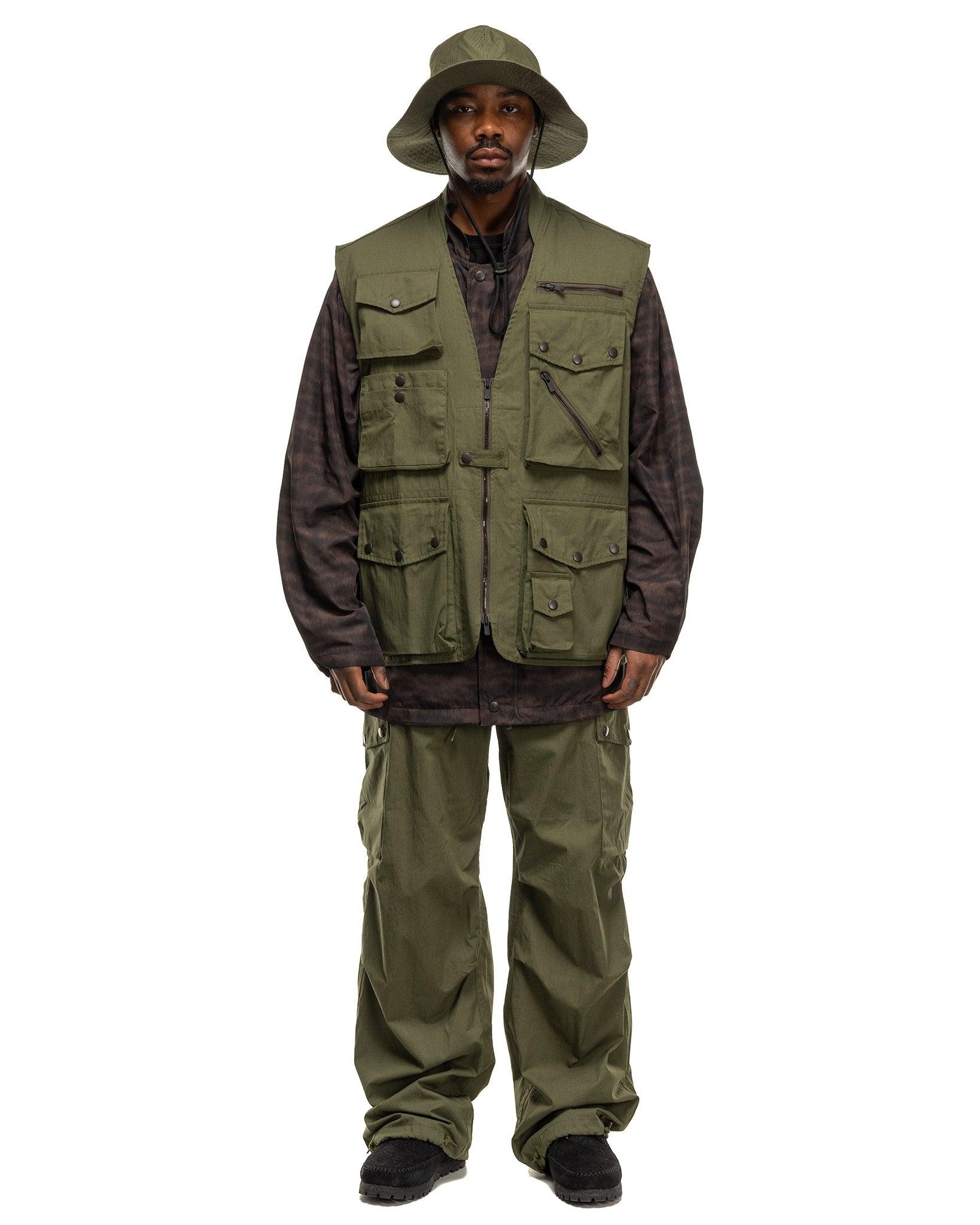 NEEDLES Field Vest - C/N Oxford Cloth Olive | havenshop
