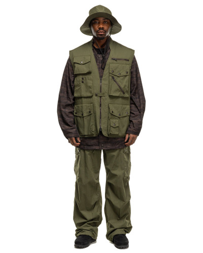 NEEDLES Field Vest - C/N Oxford Cloth Olive outlook