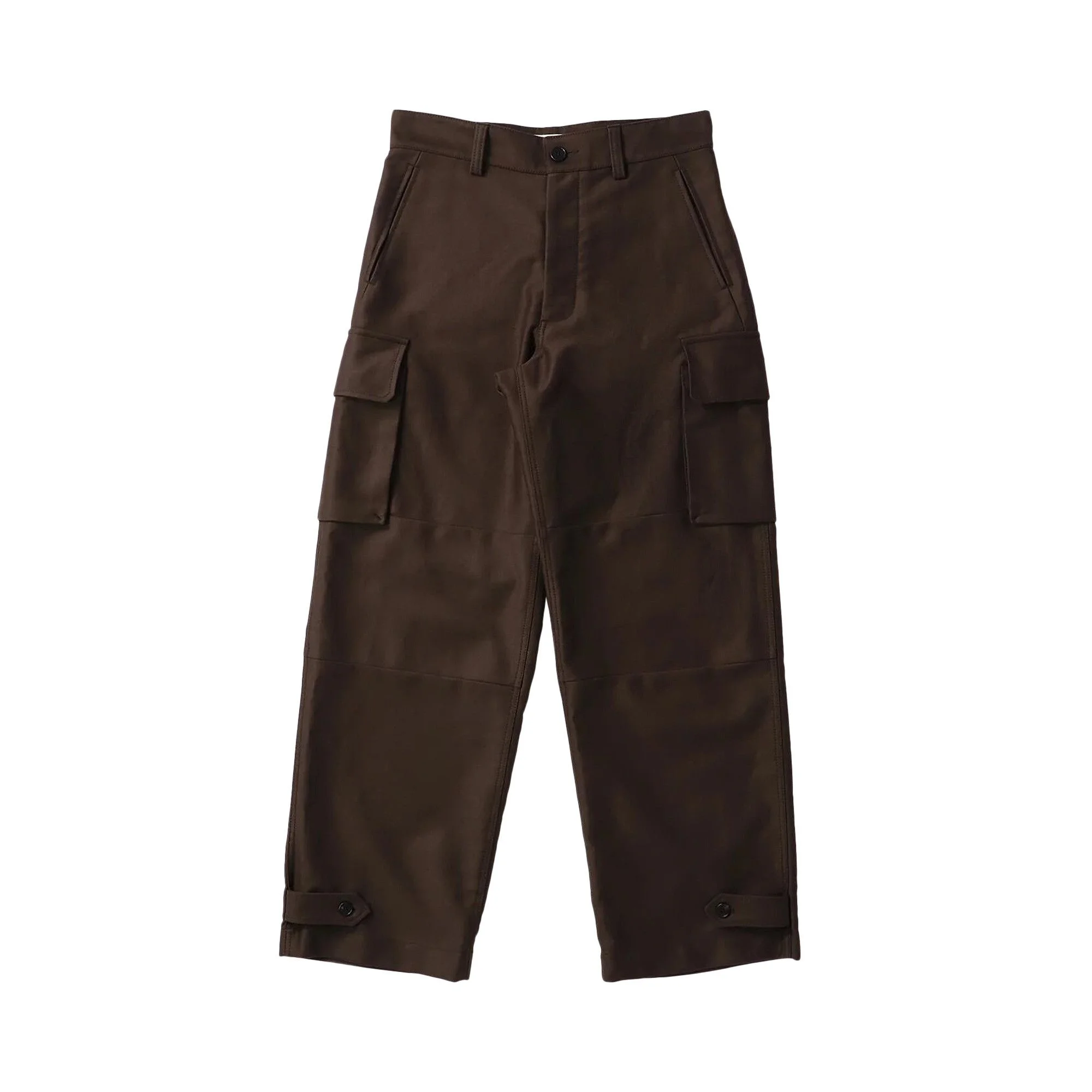 Marni Compact Moleskin Trousers 'Mocha' - 1