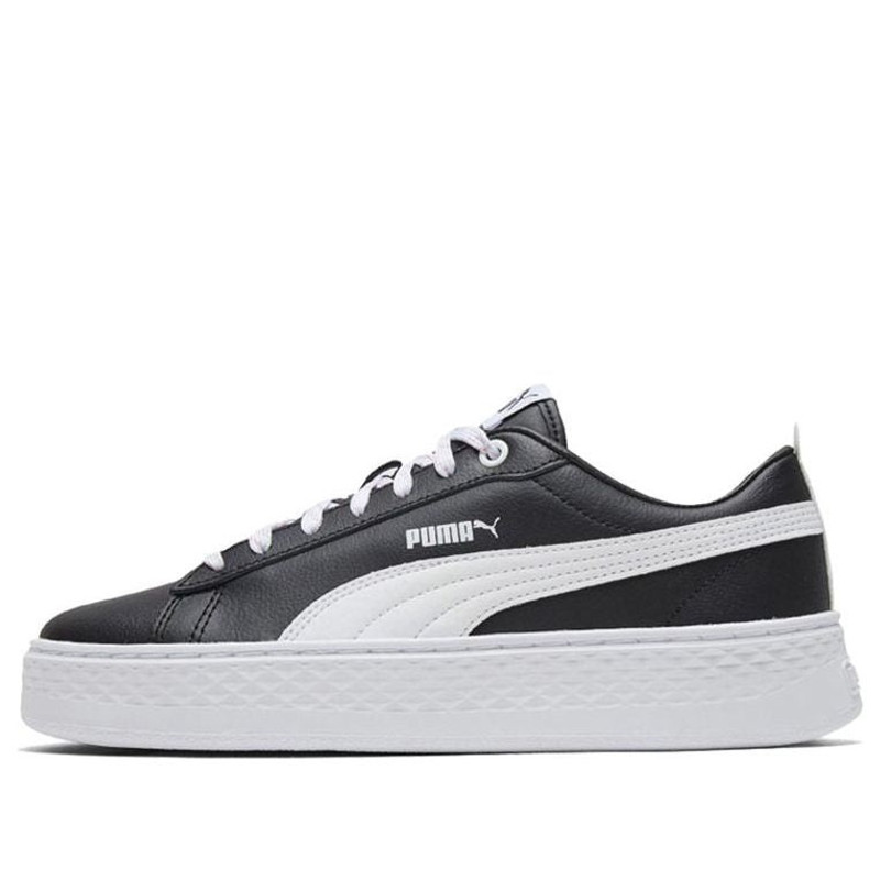 (WMNS) PUMA Smash Platform Q4 Polka 'Black' 369833-03 - 1