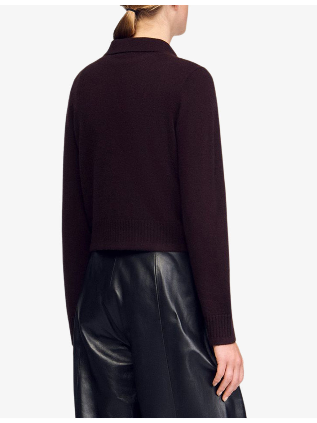 Branded Wool and Cashmere Cardigan - 4