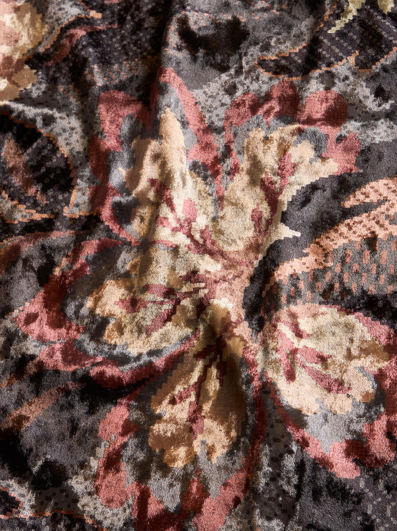 PRINTED CHENILLE DRESS 5