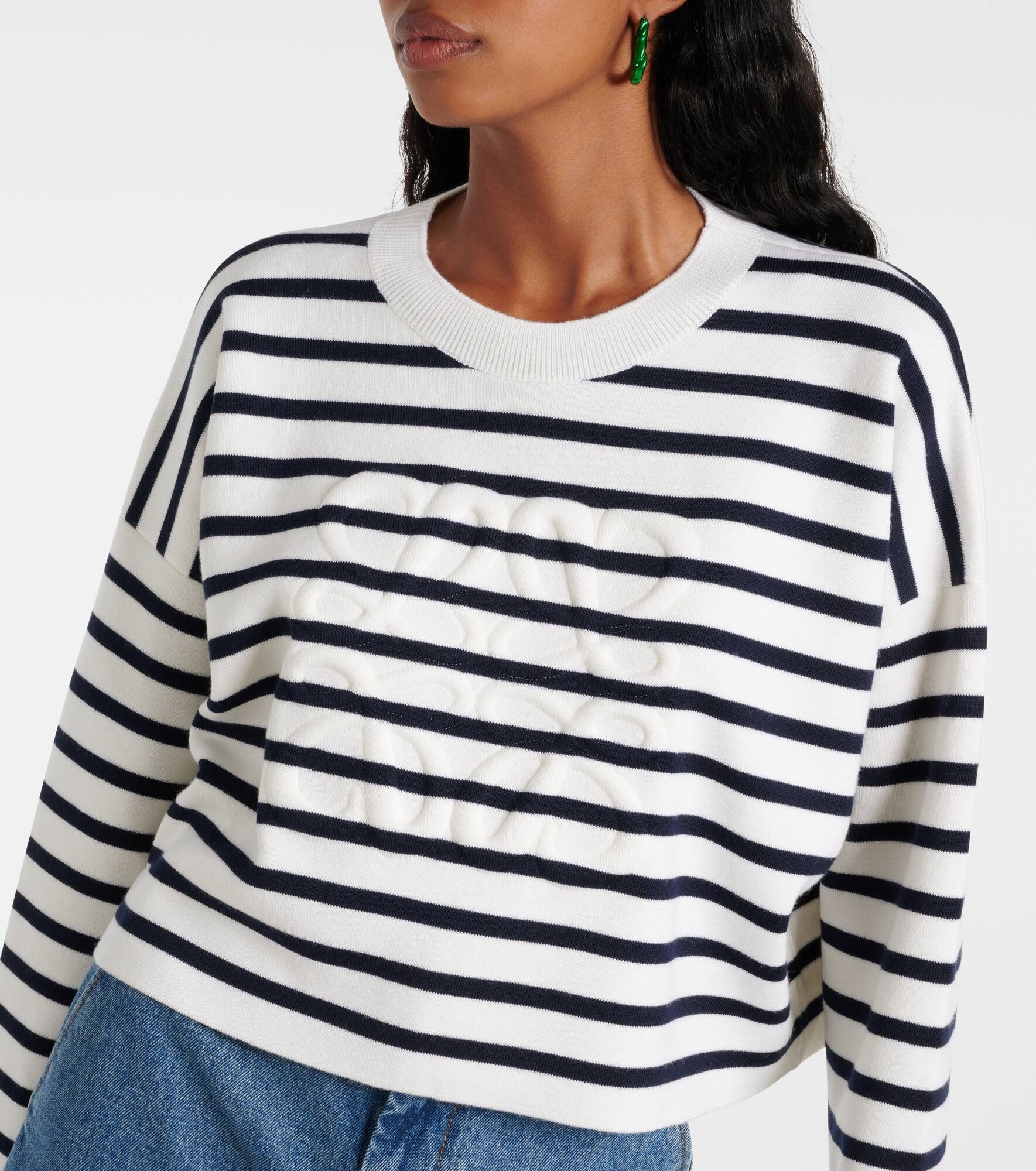Anagram cotton jersey sweatshirt - 5