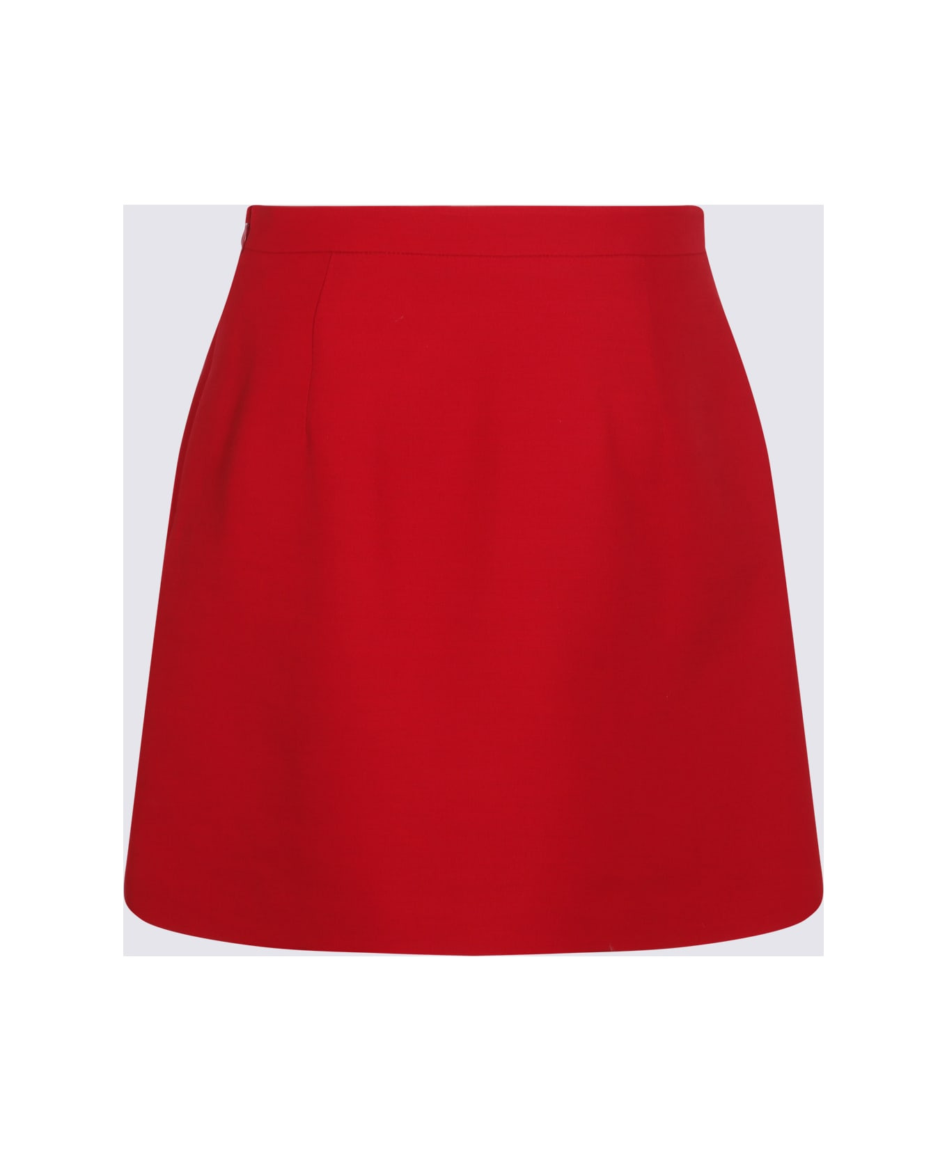 Red Silk Skirt - 2