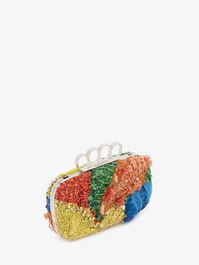 Alexander McQueen Women's Four Ring Clutch in Multicolor outlook