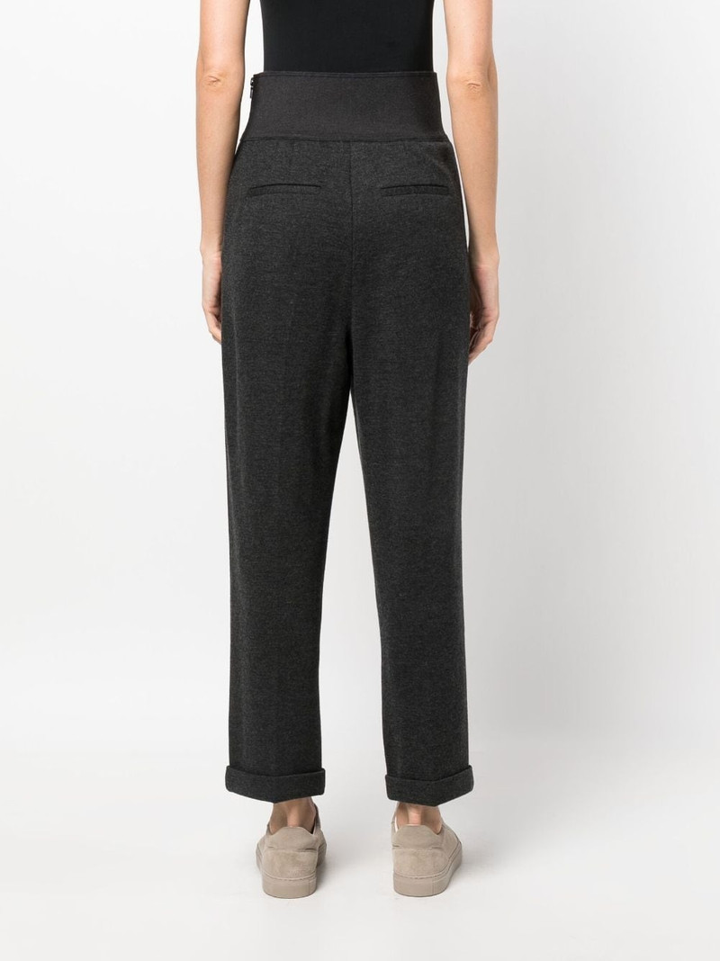 pleated cashmere-blend trousers 4