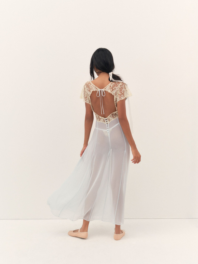 For Love & Lemons Cleo Maxi Slip Dress outlook