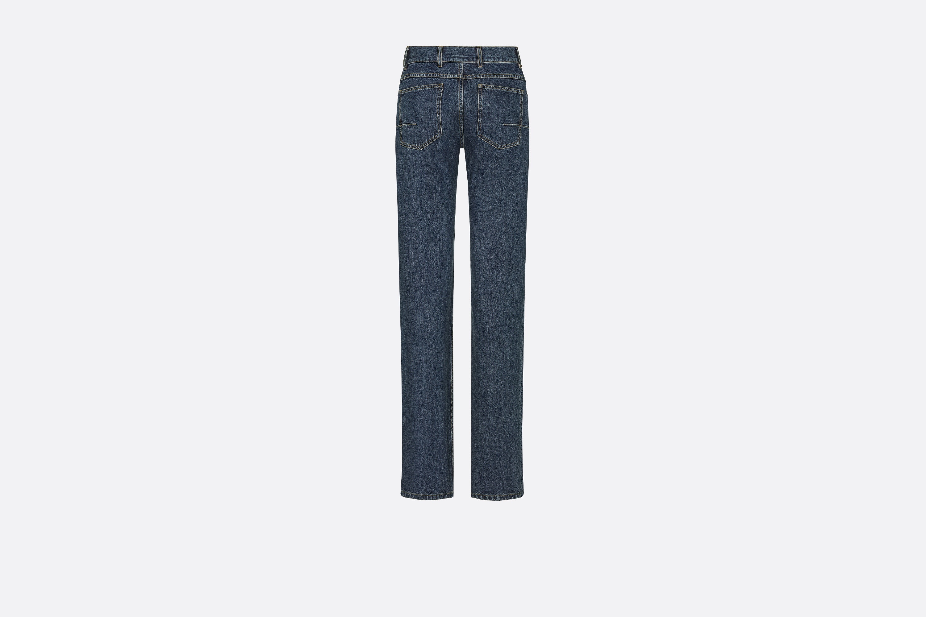 Embroidered Fitted Jeans - 2