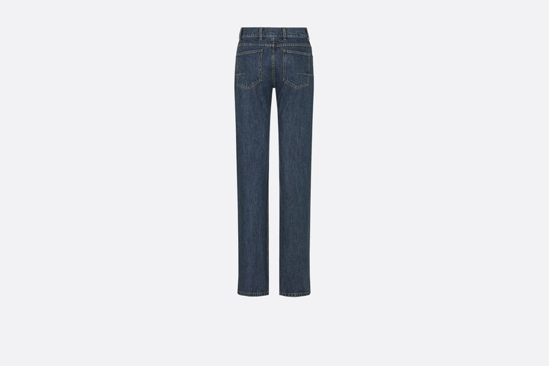 Dior Embroidered Fitted Jeans outlook