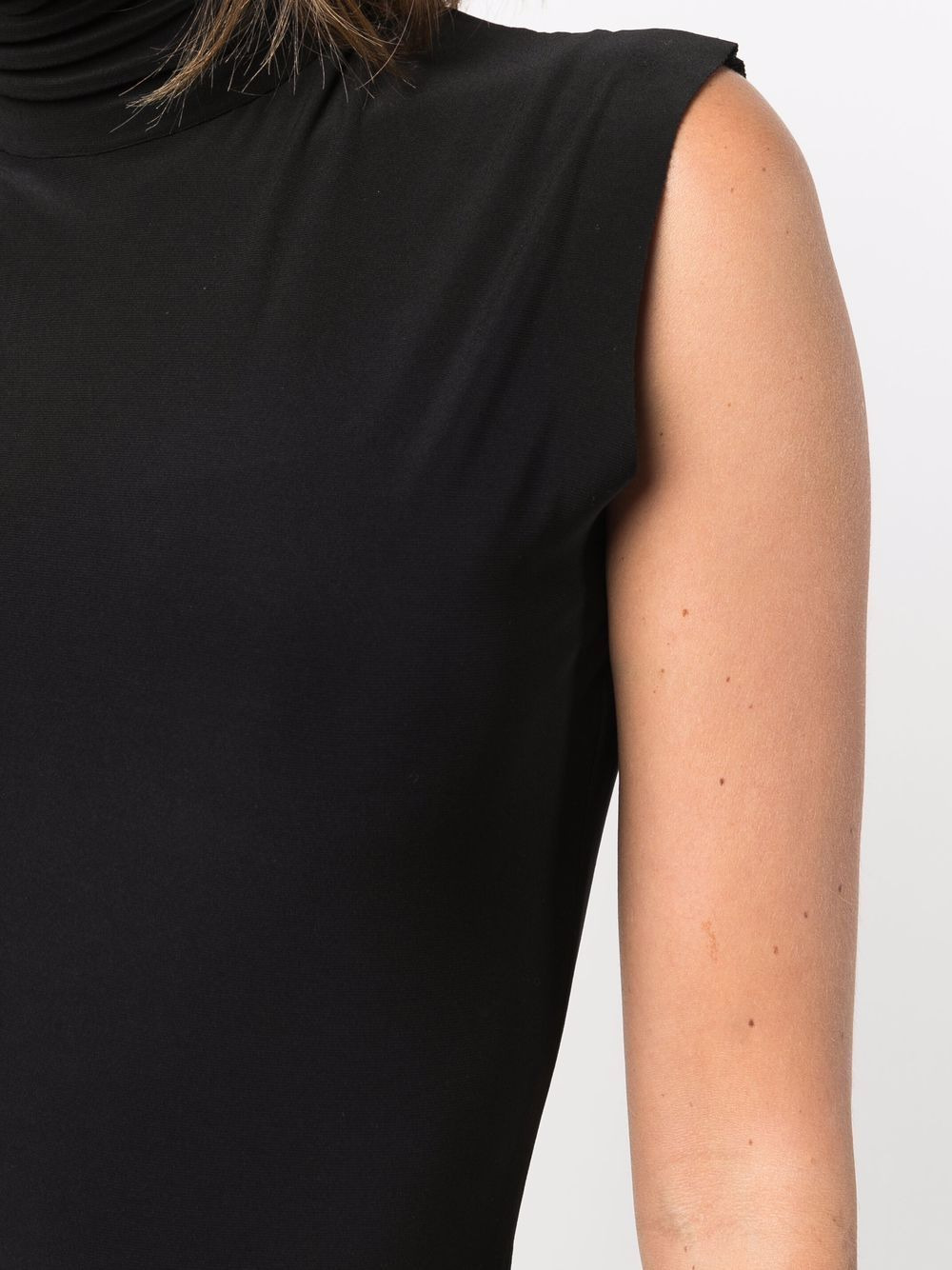 roll-neck sleeveless top - 5