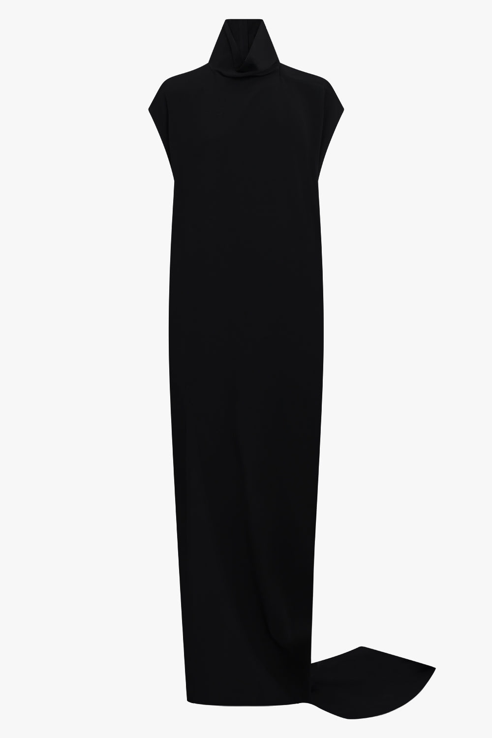 ABITO S/S EDFU T MAXI SPLIT DRESS | BLACK - 1