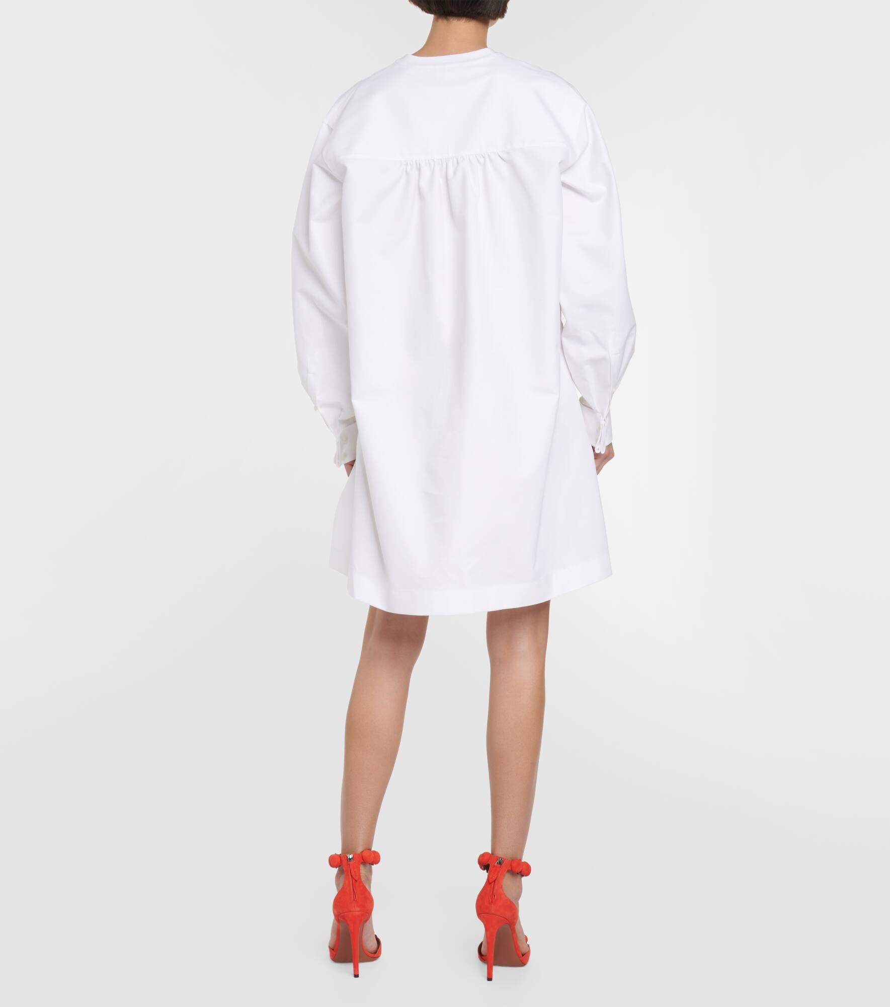 Cotton poplin minidress - 3